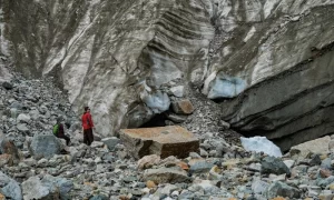 Svaneti hiking trip, Mt Shkhara glacier