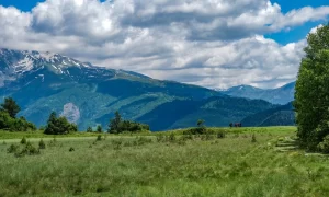 Svaneti hiking trip, panorama of svaneti