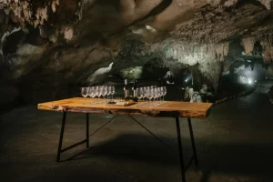 Tetra cave wine degustation, Imereti, Georgia