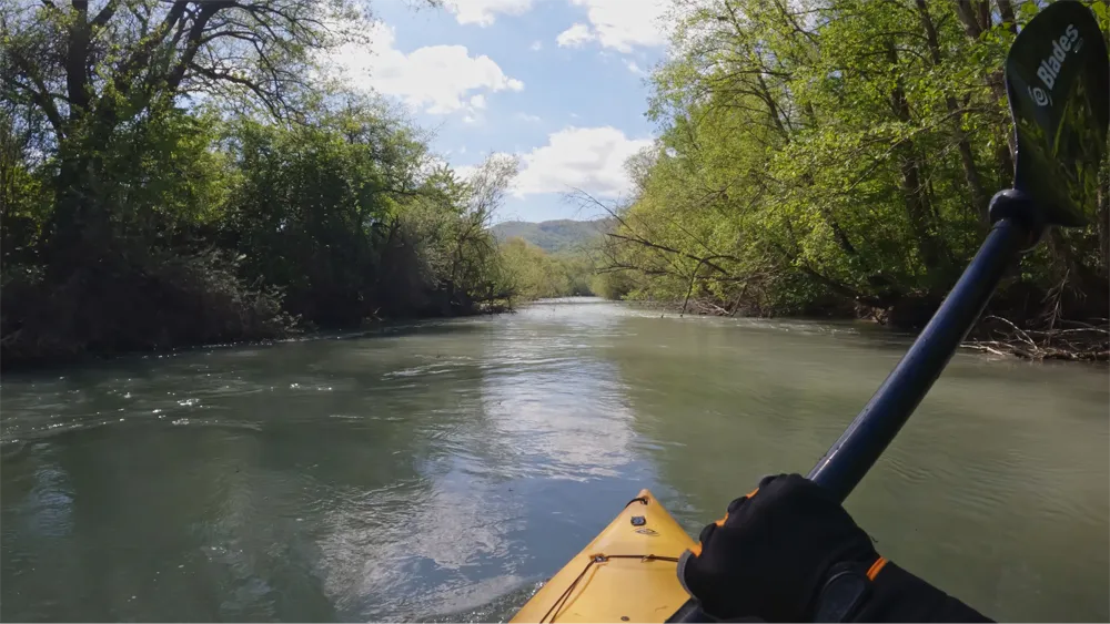 Kayaking POV of Iori river